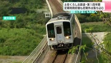 土佐くろしお鉄道・第１四半期　定期利用好調も定期外は落ち込む　運転士不足にも対応へ