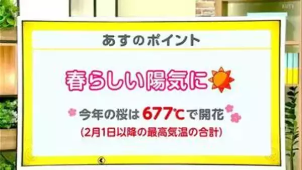 高知の天気　１７日　広い範囲で晴れ　日中は上着いらずの暖かさに　山岸拓気象予報士が解説
