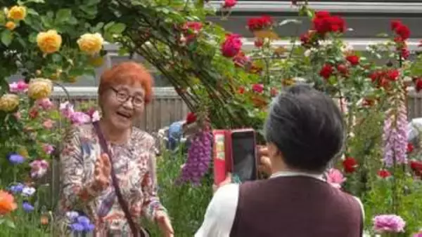 住宅街に１６０種の“バラ園”！夫婦が育てたバラたちと生演奏の共演！あたり一面に甘い香り「笑顔が一番うれしい」【高知】