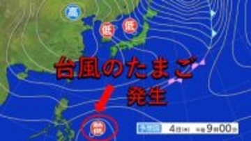 【台風たまご発生】12月なのに台風のたまご＝熱帯低気圧が日本の南に発生　日本海側は雪風強まり大荒れのところも【雪風シミュレーション】