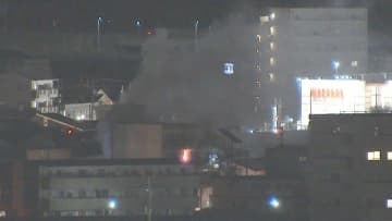 【速報】高知市でマンション火災　現場から女性1人が救急搬送（26日午後7時）