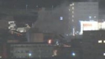 【速報】高知市でマンション火災　現場から女性1人が救急搬送（26日午後7時）