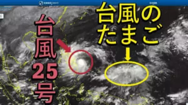 【台風情報】台風25号で終わらず⋯今後は台風のたまご(熱帯天気圧)が発生予想、海水温は高く、台風へ発達の可能性も　一部地域では今後、雨風に注意【雨風シミュレーション】