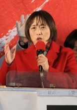 共産党の田村智子委員長が京都市内で街頭演説　「左の結集図ろう」　衆院選公示後初