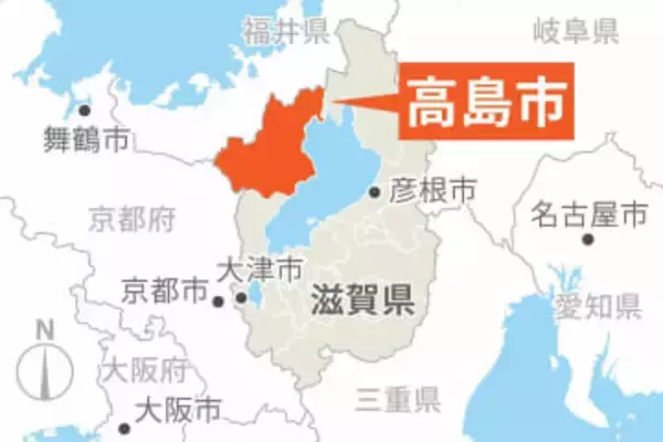 大雪で倒木が数本発生、県道が通行止め　滋賀、周辺地域で停電も発生