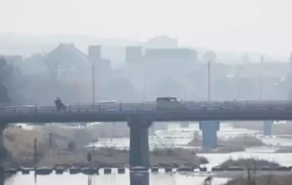 季節外れの黄砂、大阪市や京都市など近畿各地で観測　1月の黄砂は27年ぶり