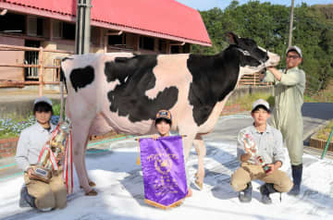 京都の高校生が育てた「勝てる牛」が中国大会準優勝　丁寧管理で発育よく　25日からの大会は優勝狙う