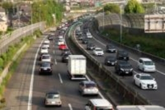 【速報】名神高速で車7台が相次いで衝突　渋滞が拡大、滋賀・大津トンネル