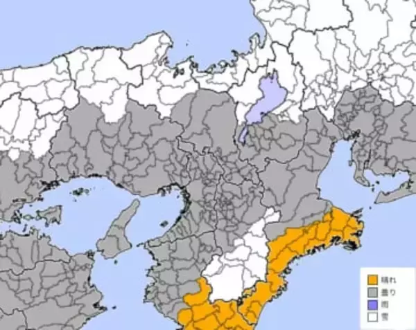 近畿北部、3連休は警報級の大雪と高波の恐れ　交通障害やカーポート倒壊など警戒を