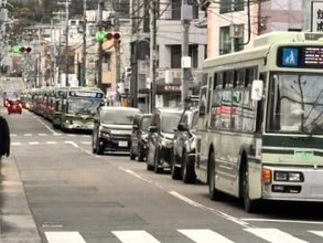 【速報】京都・上賀茂神社周辺の京都市バス運行経路、迂回の変更を1月4日まで延長へ
