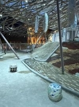 大阪・関西万博で展示の「信楽焼陶器製のいす」ふるさとに里帰り展示