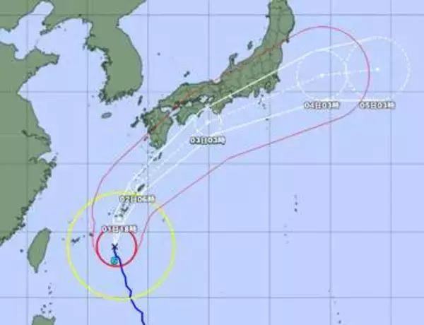 【台風6号】近畿地方、6月3日に最接近へ　暴風、警報級の大雨や高波に警戒を