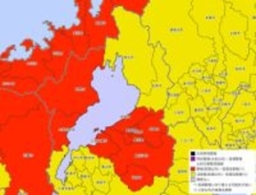 【速報】滋賀県の10市町に大雪警報、彦根市や近江八幡市など　彦根、わずか4時間で25センチ積もる