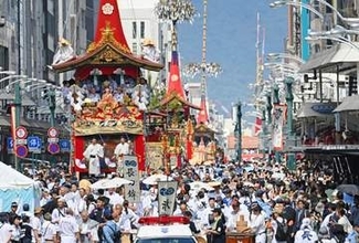 【速報】祇園祭・前祭の山鉾巡行、猛暑日に突入　記録的高温の巡行になる可能性、1位記録は?