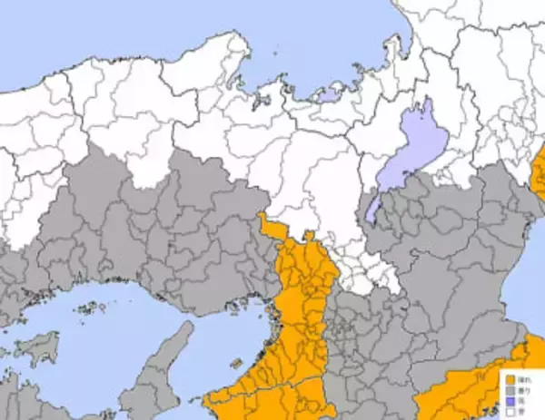 【速報】近畿地方、今冬一番の大雪恐れ　兵庫・京都・滋賀は大雪警報の可能性、24時間で最大70センチも