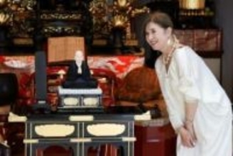 室町・戦国期の土豪「西岡衆」子孫の俳優女性、ゆかりの地訪問「父の話と一致。ルーツを知れた」