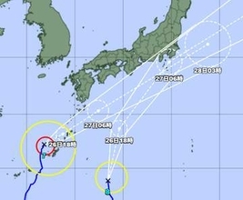 【速報】【台風7号】京都府、あす27日に最接近　警報級の大雨恐れ、土砂災害に厳重警戒を