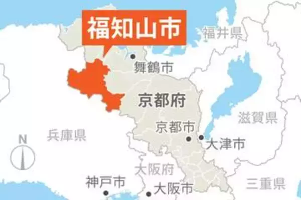 京都・福知山市で1000軒近く一時停電