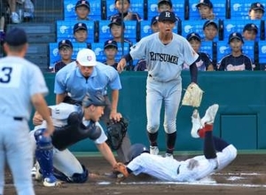 【速報】立命館宇治、初出場の有明に逆転負け　全国高校野球1回戦