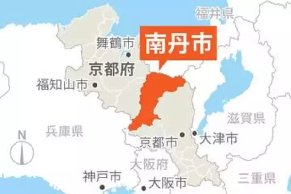 【速報】京都府南丹市、福知山市、舞鶴市に「レベル3大雨警報」