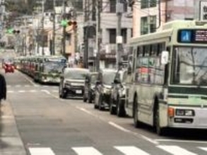 【速報】京都市バス、上賀茂神社付近の運行ルート変更　元日の「立ち往生」受け