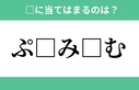 「ぷ□み□む」空欄に入るひらがなは？