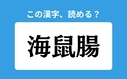 「海鼠腸」の正しい読み方は？「かいそちょう」は間違い？