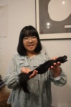 病気の人たちに髪を　岡山大付属小の6年女子が3度目のヘアドネーション