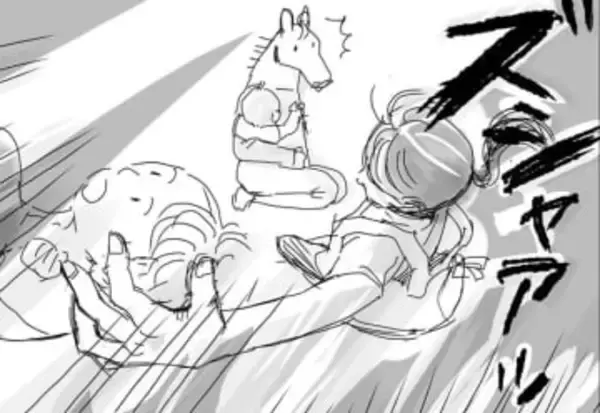 目の前の子どもが足を滑らせ…保育士がスライディング、頭を支えケガから守った！　予知能力レベルの反射神経は日々のお仕事で養われる？【漫画】