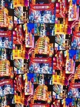 新宿・歌舞伎町を着こなせ！　ギラギラネオンのカオスな街並みをプリントした生地　「椎名林檎これで着物でも仕立てたらどうか」