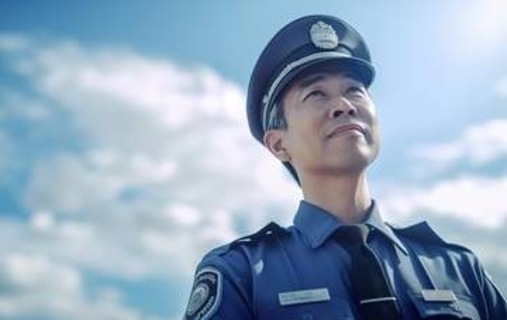 「範馬勇次郎やん」長崎県警ポーズポリスが異次元開脚　腕もムキムキ「刃牙のそれ」「ズボンの生地なんなん？」
