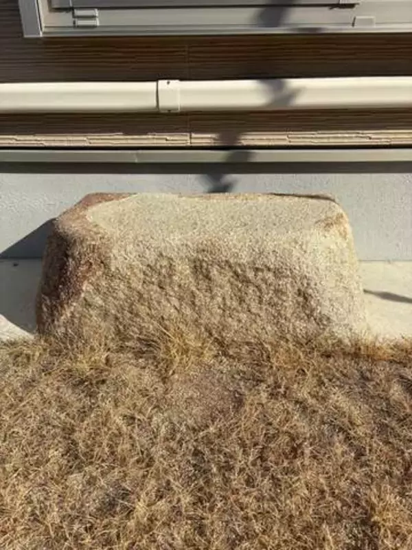 義実家の不要物（＝巨大な石）が新居の窓際へ「お引っ越し」　どうやって運んだ？顛末に13万インプレッション「結構なじんでる」
