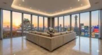 「ネタだとわかるAI画像は歓迎」大阪城、通天閣、道頓堀…大阪の名所を詰め込んだ眺望のタワマン画像が話題に