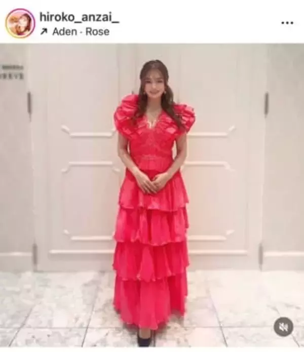 「お姫様かと」平成ギャルのカリスマ47歳、真っ赤なドレス姿にファン歓喜　「素敵に歳を重ねててキレイ」「お似合いです」