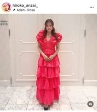 「お姫様かと」平成ギャルのカリスマ47歳、真っ赤なドレス姿にファン歓喜　「素敵に歳を重ねててキレイ」「お似合いです」