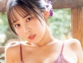 浴衣はだけてランジェリー姿に　ミスFLASH2025のFカップレースクイーンが和風グラビアに挑戦