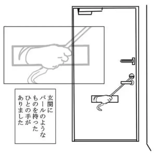 深夜、かすかな物音に胸騒ぎ　玄関のドアポストから伸びる手はカギをこじ開けようとしていた！ 「もしあのまま寝ていたら…」