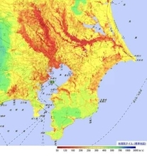 荒川、江戸川、利根川沿岸は揺れやすい　首都圏の地盤安定感を可視化したマップが話題