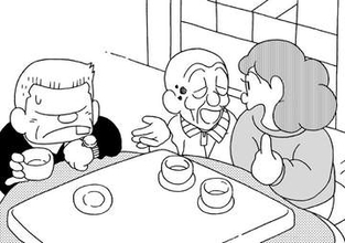 「白髪のおばあさんがいる！」鏡をのぞいて驚く妻　「未来が見える鏡なんだよ」と寄り添う夫　仲良し老夫婦、父の記憶がない青年のためにたどった“家族の記録”【漫画】