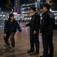 人けのない夜間の駅前　スケボーの練習に励む学生に警察官が注意「すぐに移動しなさい」　犯罪者扱いされ納得いきません【弁護士が解説】