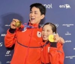 「ビミョーに似てるwww」キンタロー。りくりゅうペアものまね披露「絶対に叩かないで」「自分の顔がデカすぎたので微調整」