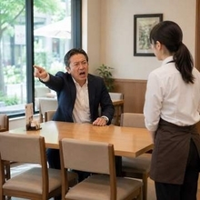 「全員お揃いになってからご入店ください」 店先の貼り紙を無視　飲食店テーブル席に居座る迷惑客が「残りは後から来るから！」と主張　どうやって退去させる？【弁護士が解説】