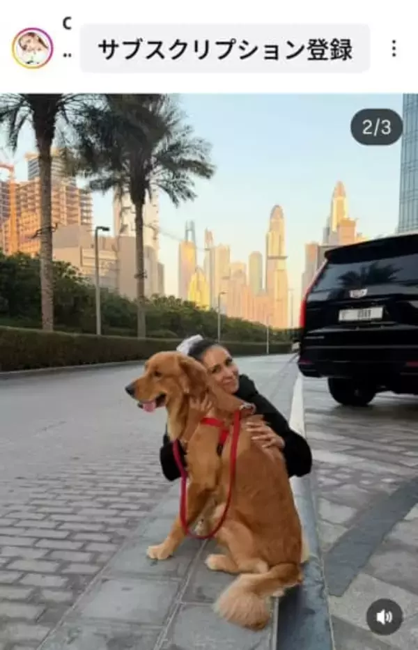 ドバイから緊急帰国したMALIA.　ドバイで別れた愛犬「置き去りですか？」に反応「置いてきた、とは違います」