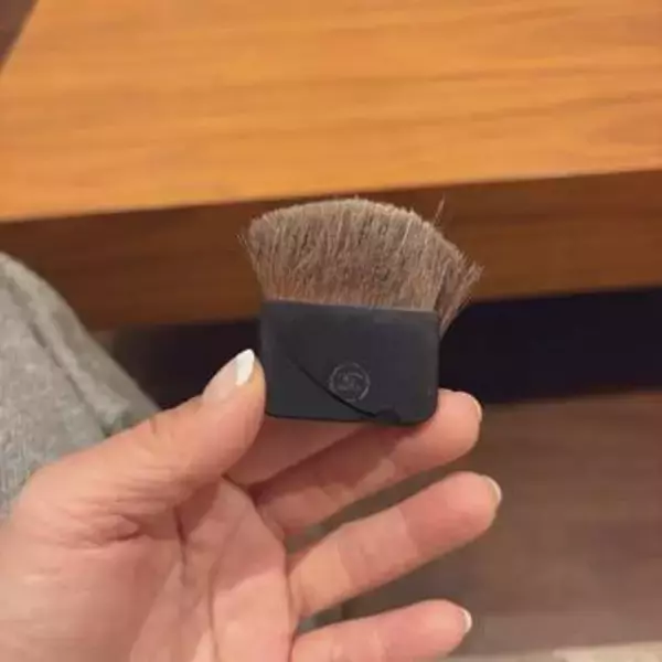 大切に使ってたのに……壊れた「シャネル」のブラシ→周りを見渡してみたら「犯人は必ず現場に戻る」「黙秘権ワン」