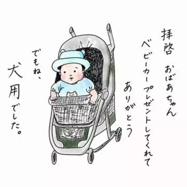 天然おばあちゃんが初孫にベビーカーをプレゼント→あれ、赤ちゃんの足を出す穴がない！→これってもしや…最強スベらない話に「今日一番笑いました」