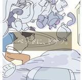 「洗濯物を畳めない人に贈る「最強の解決法」！？予想外の方法で乗り切る主人公に仰天【漫画】」の画像1