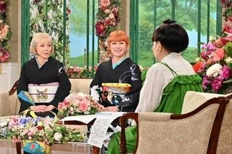 ネコ柄の帯と帯留めに注目！　和装のPUFFYが明かすデビュー秘話と50代迎えた現在【徹子の部屋】