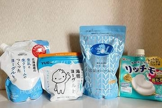 ヨーグルト売り場に変化……3年前に比べると市場は2倍以上｢パウチヨーグルト｣　おいしい理由は｢偶然の産物｣だった！？