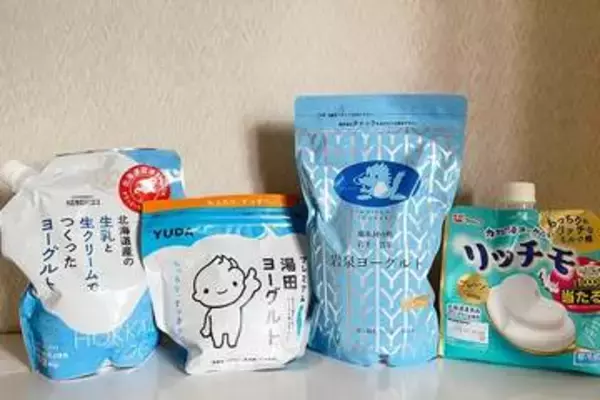 ヨーグルト売り場に変化……3年前に比べると市場は2倍以上｢パウチヨーグルト｣　おいしい理由は｢偶然の産物｣だった！？