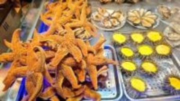 山積みの海星！　酒の肴でヒトデを楽しむグルメ大国　人生初の実食投稿にネットがさわさわ　「とっても美味しそう」